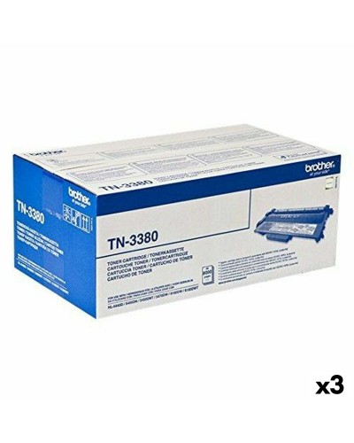 Toner Brother TN3380 Noir (3 Unités)