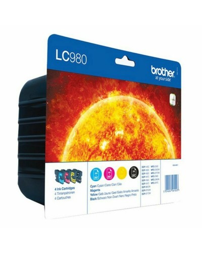 Originale Tintenpatrone (4er Pack) Brother LC-980VALBP Schwarz