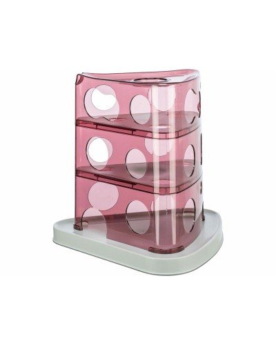 Katzenspielzeug Trixie Cheese Tower Weiß Rosa Kautschuk Kunststoff 32 x 32 x 32 cm