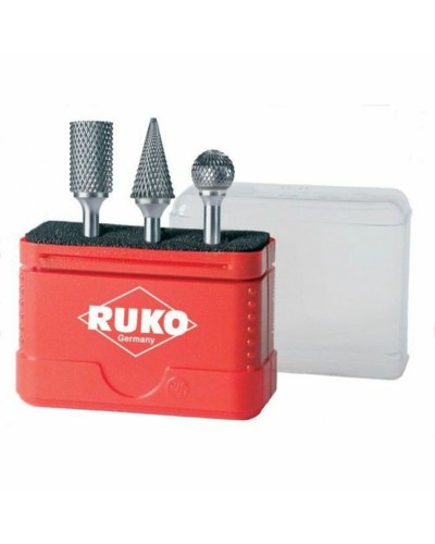 Fräser-Set RUKO Hartmetall (HM) 3 Stück