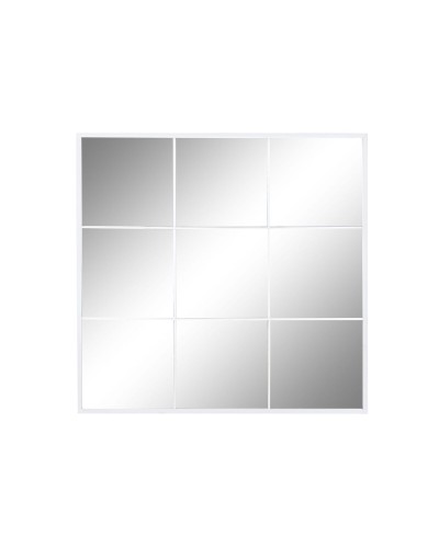 Specchio da parete DKD Home Decor Bianco Finestra 90 x 2 x 90 cm