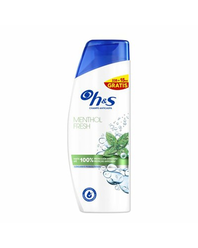 Shampooing H&S menthol fresh 250 ml Anti-pellicule