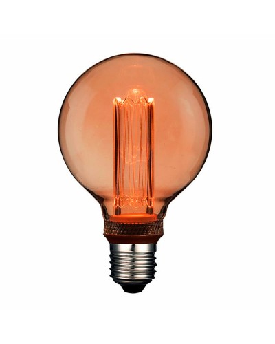 Ledlamp Fbright g95 Amber 4 W E27 200 Lm ø 9,5 x 14,5 cm Decoratief (1800 K)
