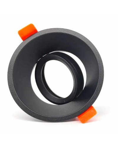 Plafón F-line Negro