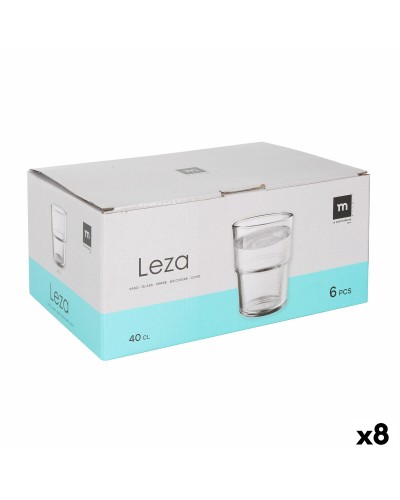 Glazenset La Mediterránea Leza 400 ml 6 Onderdelen (8 Stuks)