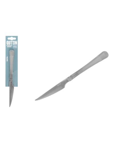 Serrated Knife Quttin Sofia 21,8 x 2 cm 2 Pieces (12 Units)