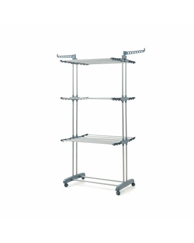 Tendedero Plegable Vertical con Ruedas InnovaGoods 24 Barras (Reacondicionado B)