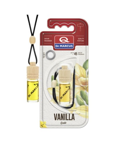 Auto Lufterfrischer Dr Marcus ECOLO VANILLA Vanille 4,5 ml Holz Glas