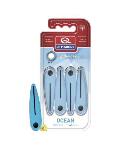 Ambientador para Coche Dr Marcus EASY CLIP OCEAN BRAVE Océano Plástico