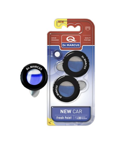 Désodorisant Pour Voiture Dr Marcus FRESH POINT NEW CAR Voiture neuve 2,5 ml Plastique (2 Unités)