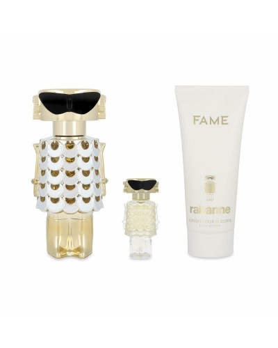Set de Perfume Mujer Paco Rabanne FAME EDP 3 Piezas
