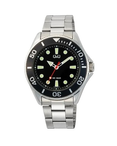 Reloj Hombre Q&Q GENT DIVER BLACK (Ø 41 mm)