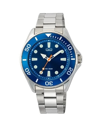 Men's Watch Q&Q GENT DIVER BLUE (Ø 41 mm)