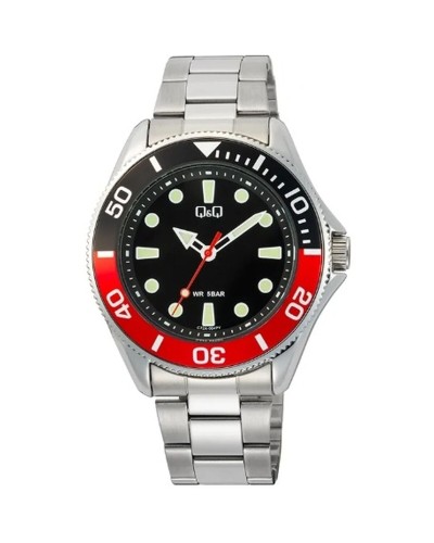Men's Watch Q&Q GENT DIVER BLACK & RED