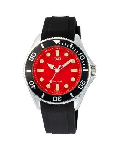 Horloge Heren Q&Q GENT DIVER BLACK (Ø 41 mm)