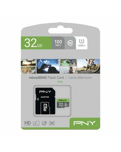 Carte Mémoire SDHC PNY P-SDU32GU185GW-GE 32 GB