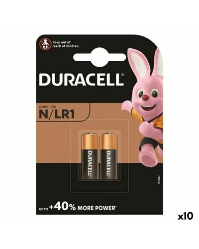 Alkaliparistot DURACELL LR1 2 Kappaletta (10 osaa)