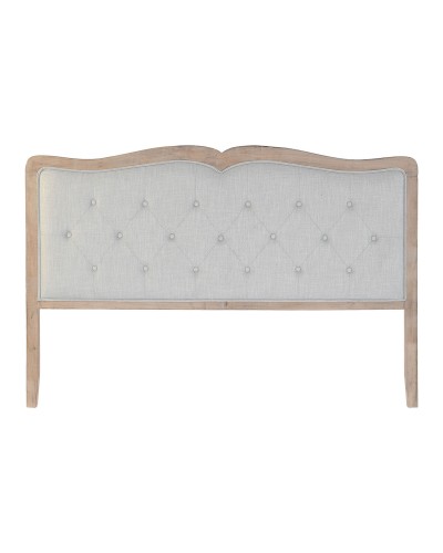 Testiera del Letto DKD Home Decor Grigio Legno d'albero della gomma 160 x 10 x 120 cm