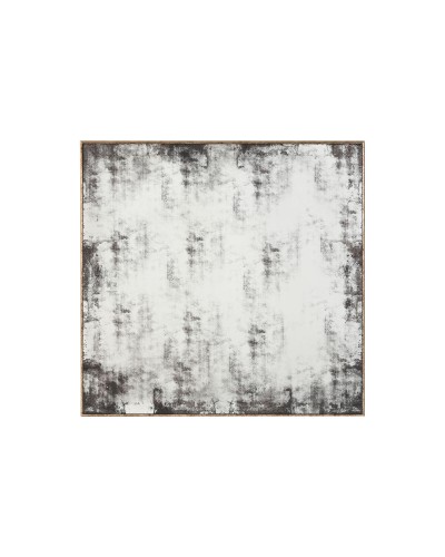 Specchio da parete Home ESPRIT Nero Dorato Vintage 80 x 4 x 80 cm