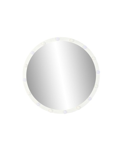 Specchio da parete Home ESPRIT Bianco Moderno 100 X 7,5 X 100 CM