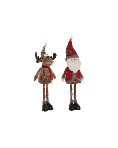 Christmas bauble Home ESPRIT Red Green 30 X 21 X 54 CM (2 Units)