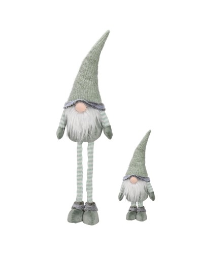 Adorno Navideño Home ESPRIT Verde Gnomo 20 X 13 X 87 CM