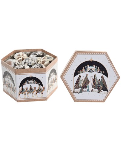 Boule de Noël Home ESPRIT Multicouleur PVC (14 Pièces)