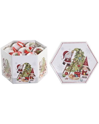 Julgranskula Home ESPRIT Multicolour PVC (14 Delar)