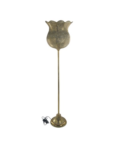 Vloerlamp Home ESPRIT Gouden 33 X 33 X 140 CM