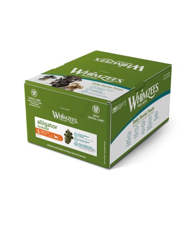 Nassfutter Whimzees Alligator 30 Stück