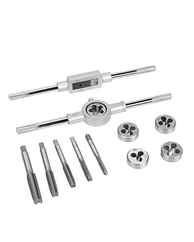 Set of Screw Cutting Taps and Threaders Workpro 12 Pieces