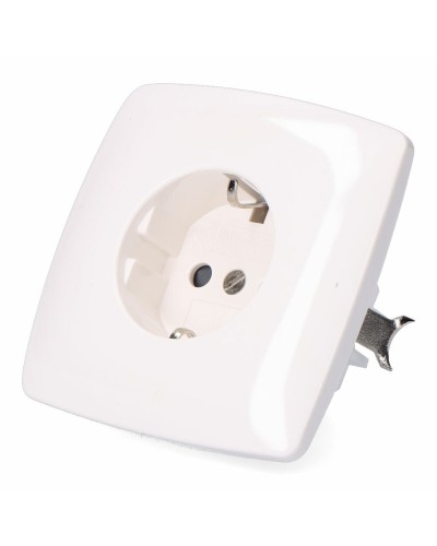 Base de enchufe F-line Blanco 16 A Schuko