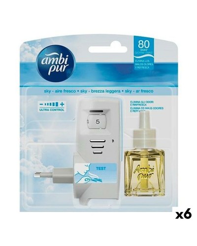 Electric Air Freshener + Refill Ambi Pur Fresh 21 ml (6 Units)