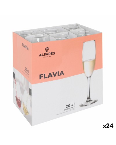 Champagneglas Alfares Flavia 200 ml (24 Stuks)