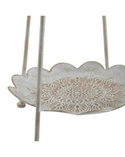 Snackdienblad Home ESPRIT Wit Gouden Arabisch