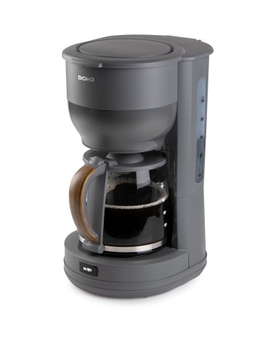 Cafetera de Goteo DOMO DO754K Gris 900 W 10 Tazas 1,25 L