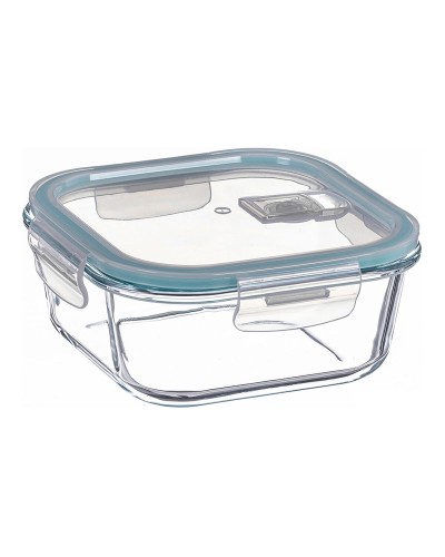 Lunchbox Ovenza Transparant Borosilicaatglas Vierkant 1,2 L