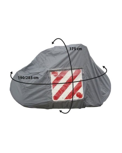 Funda protectora para bicicletas Optima 175 x 285 cm Gris