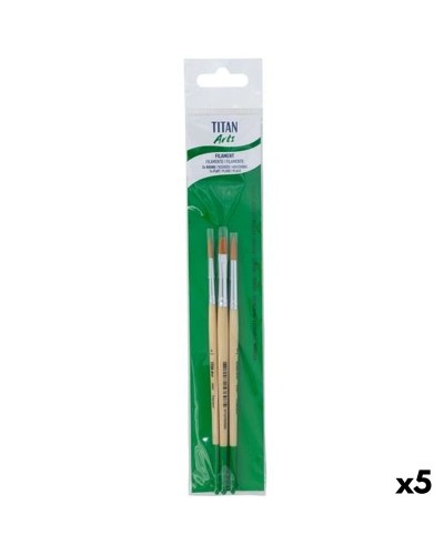 Penselen Titan Arts 3 Onderdelen (5 Stuks)