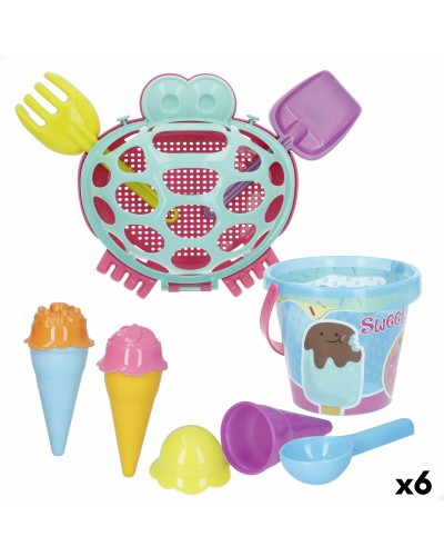 Set de jouets de plage Colorbaby 48 X 16 X 32 CM (6 Unités)