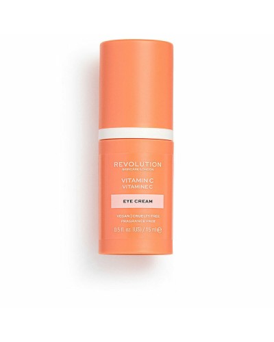 Cream for Eye Area Revolution Skincare Vitamin C (15 ml)