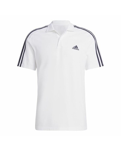 Men’s Short Sleeve Polo Shirt Adidas Essentials White XL