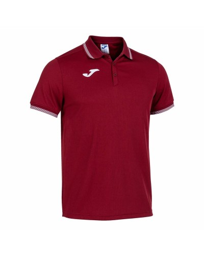 Polo de Manga Corta Hombre Joma Sport Campus III Granate L