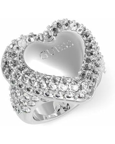 Bague Femme Guess JUBR05019JWRH52 Argenté