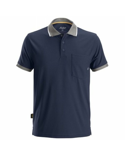 Polo de Manga Corta Hombre Snickers Workwear 2724 Polo AllroundWork Technology 37.5® Azul marino