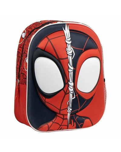 Zaino Scuola Spider-Man Rosso 25,0 x 31,0 x 10,0 cm