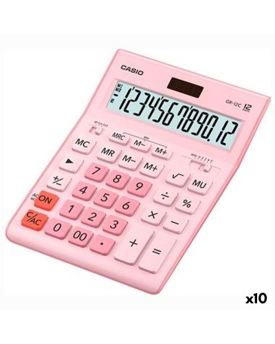 Calcolatrice Casio Rosa (10 Unità)