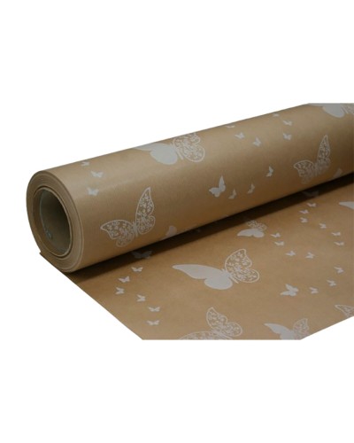 Presentpapper Lifetime Vit Brun Rulle 70 m