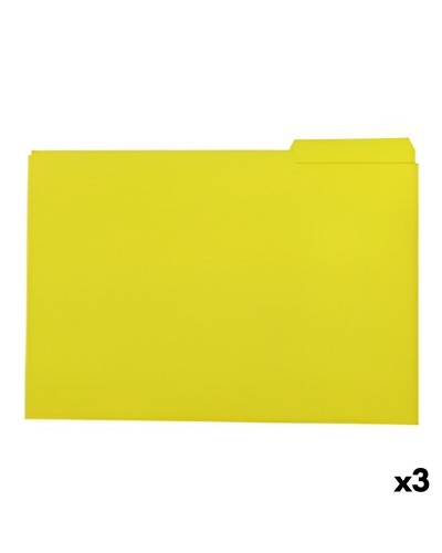 Set di Sottocartelle Elba Giallo A4 50 Pezzi (3 Unità)