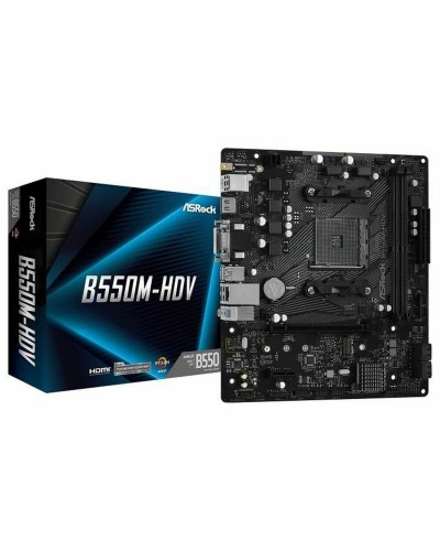 Moderkort ASRock B550M-HDV AMD AM4 AMD B550